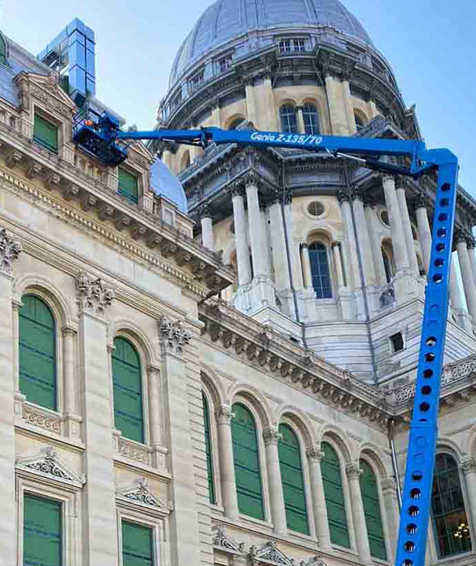 Thompson Brothers Worker on Job Site